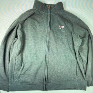 Fila Heather Gray Full-Zip Jacket